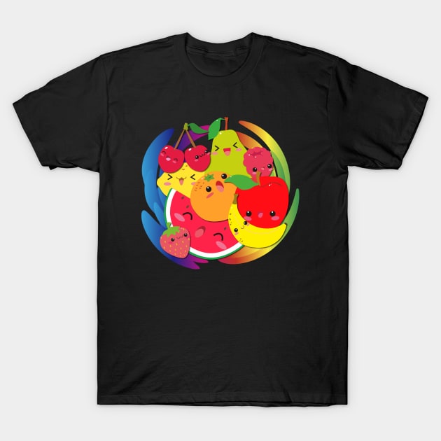 Kawaii Fruits T-Shirt by Arie